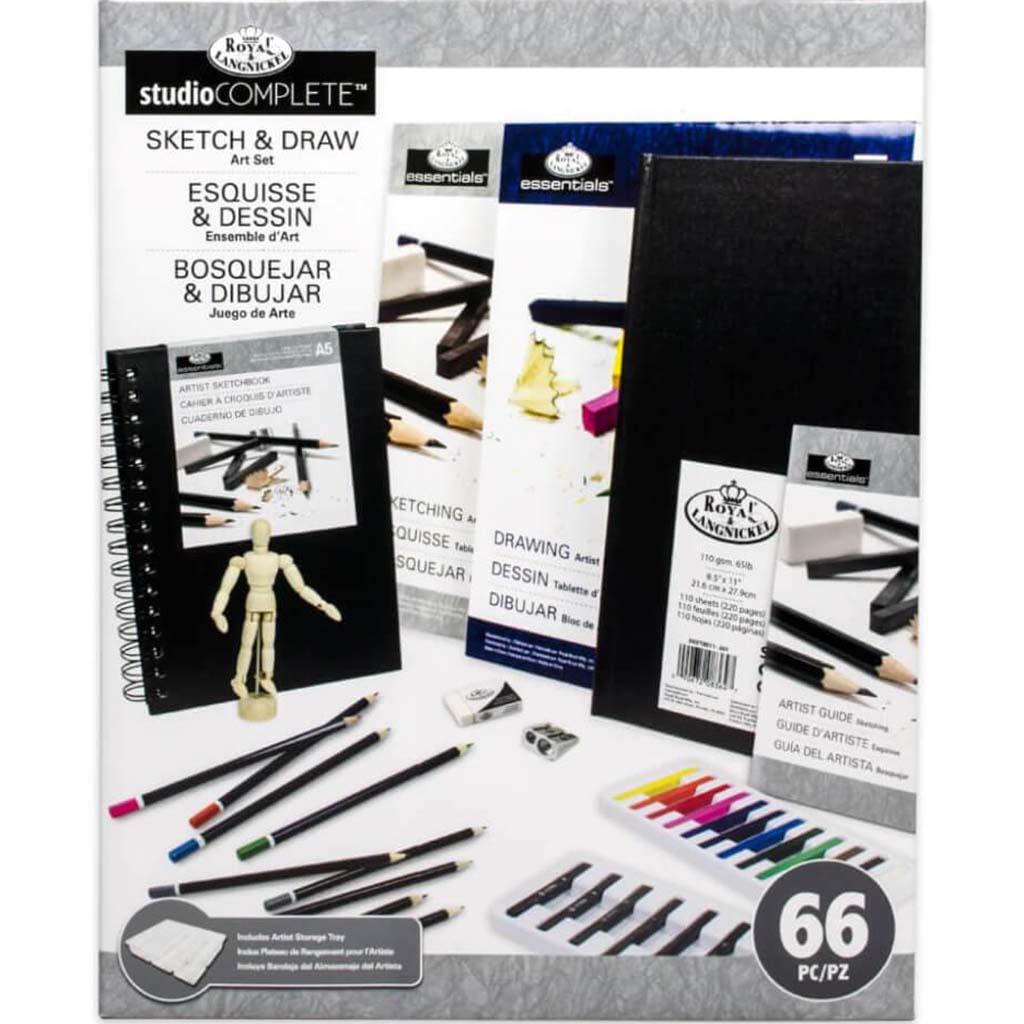 Sketch &amp; Draw Art Set 66pc 