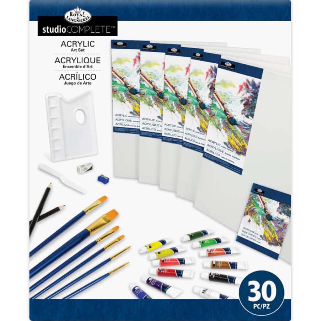 Studio Complete Acrylic Art Set 30pcs