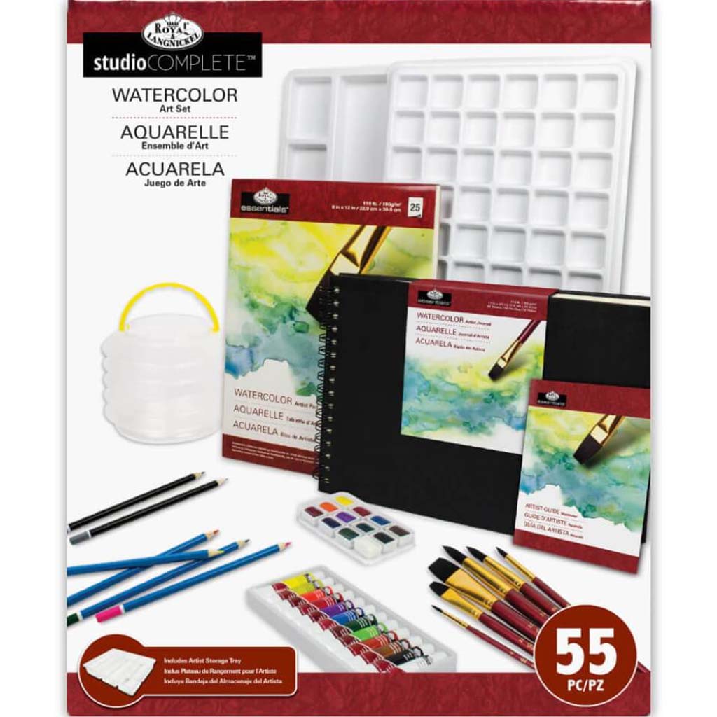 Watercolor Art Set 55pc 