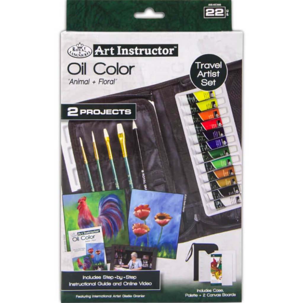 Oil Color Travel Art Set 22pc