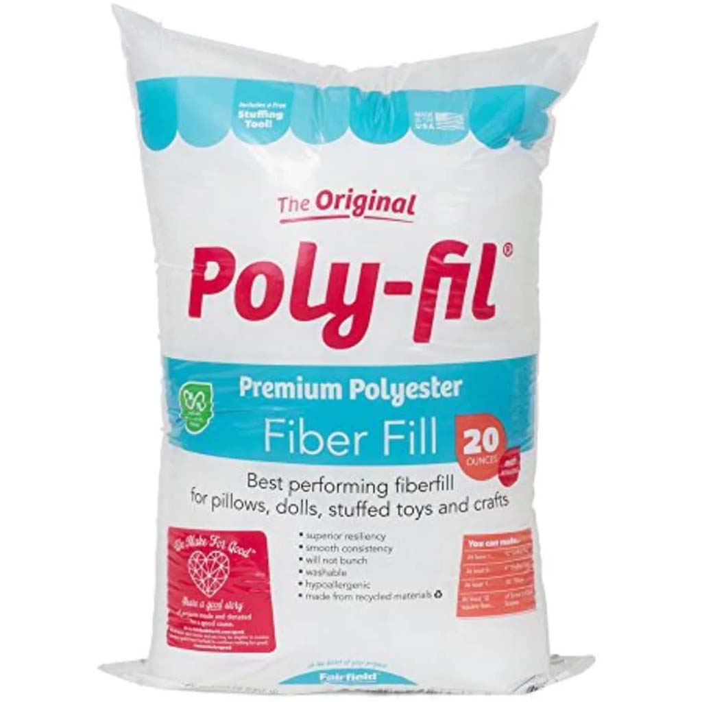 POLY FIL PREMIUM POLYESTER FIBERFILL 20Z 