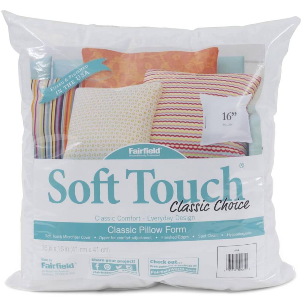 Fairfield Soft Touch Down-Like Pillowform 16in x 16in