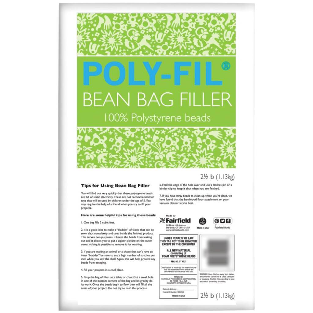 Fairfield Poly-Fil Bean Bag Filler 40oz