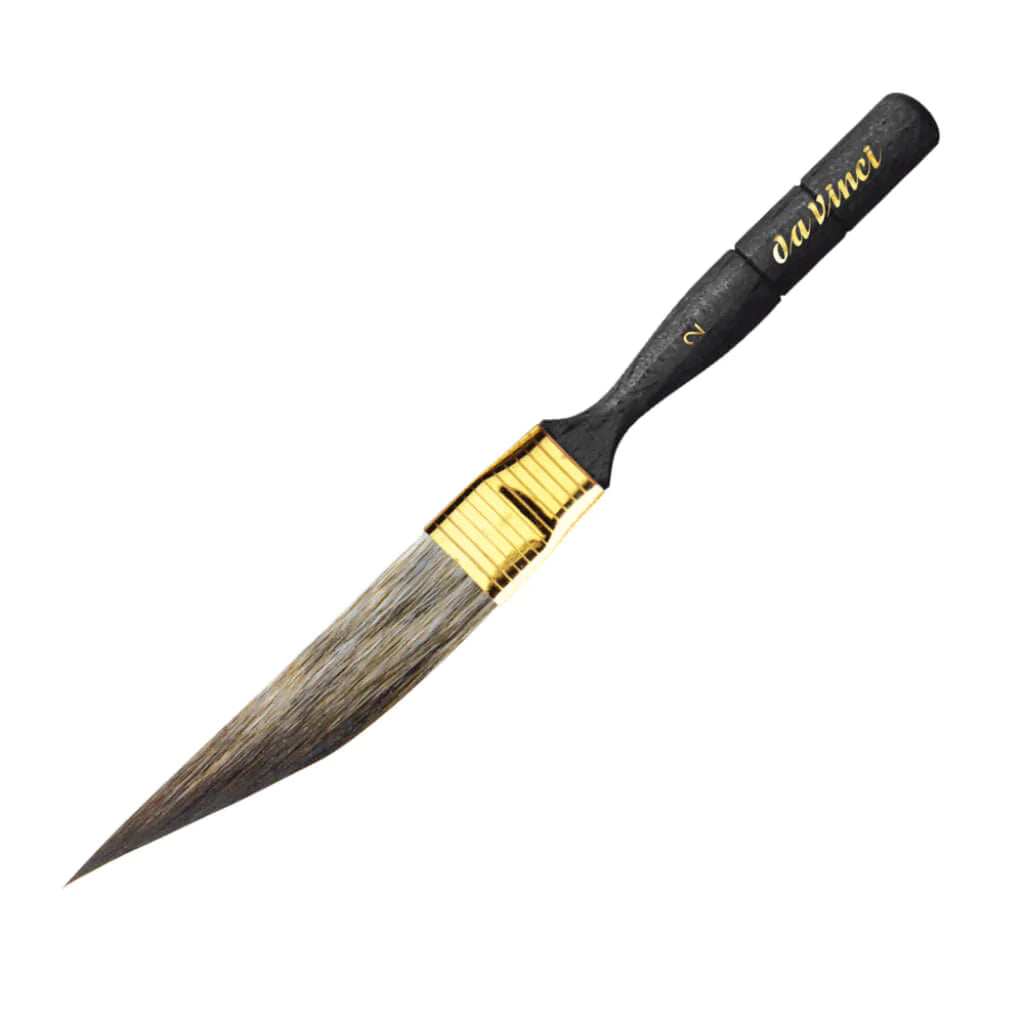 Da Vinci Casaneo Synthetic Squirrel Watercolor Brush Sword Striper Size 2