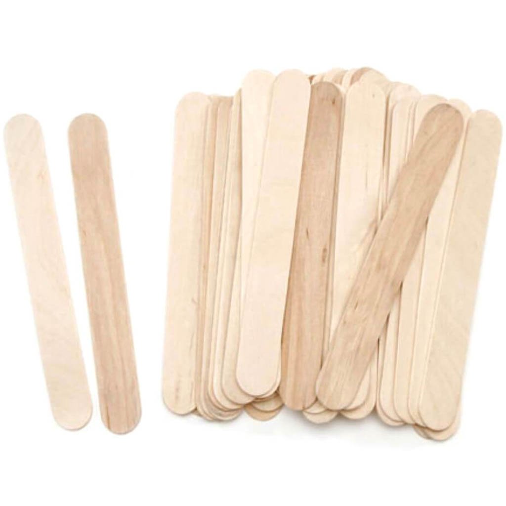 Jumbo Wood Craft Sticks Natural 45 pieces 