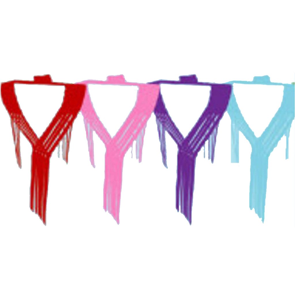 Multi-Color Drop Fringe Garland 20in X 12in