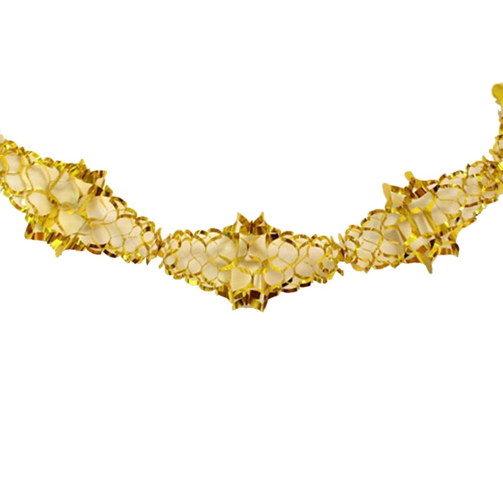 Medium Gold Foil Garland, 9ft