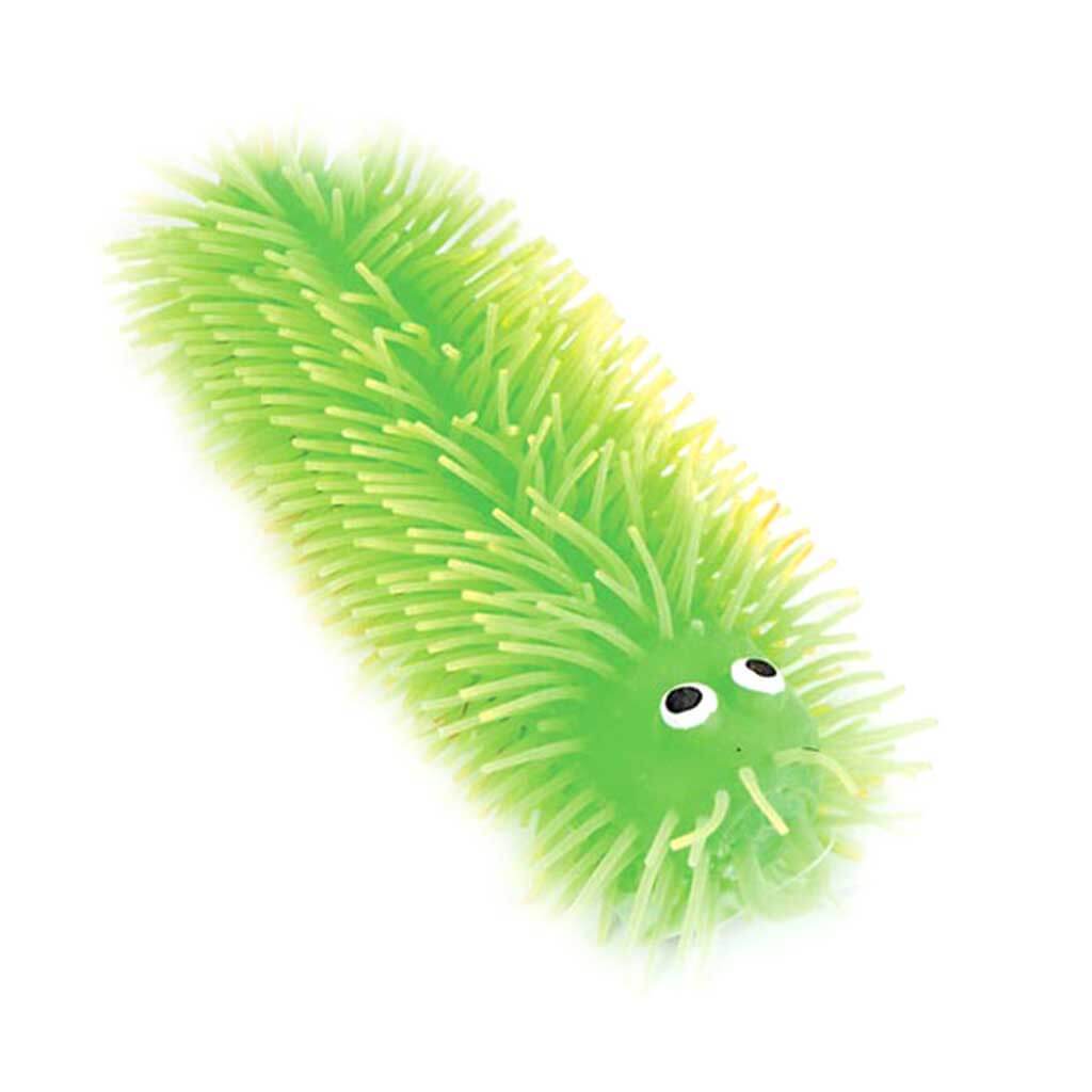 Puffer Worm With LED Light Assorted Colors 9in