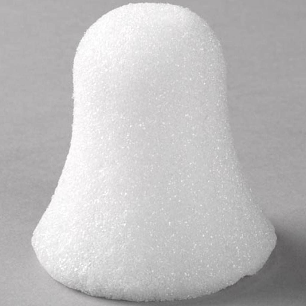 Styrofoam Full Round Bell 3in