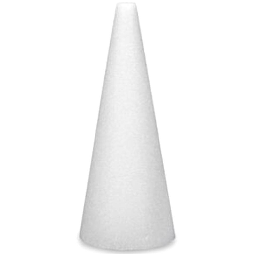 Styrofoam Cone 21x5in White