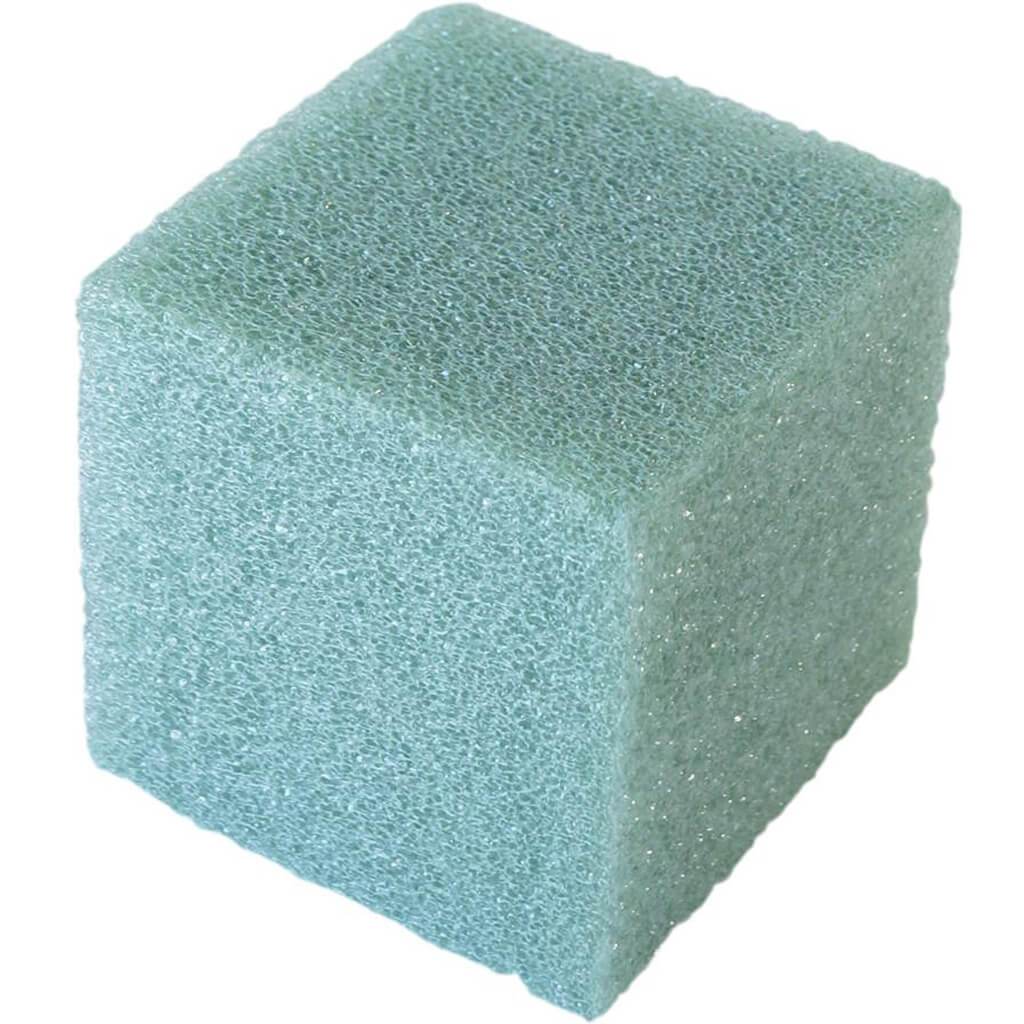 Styrofoam Block 3x3x3in Green