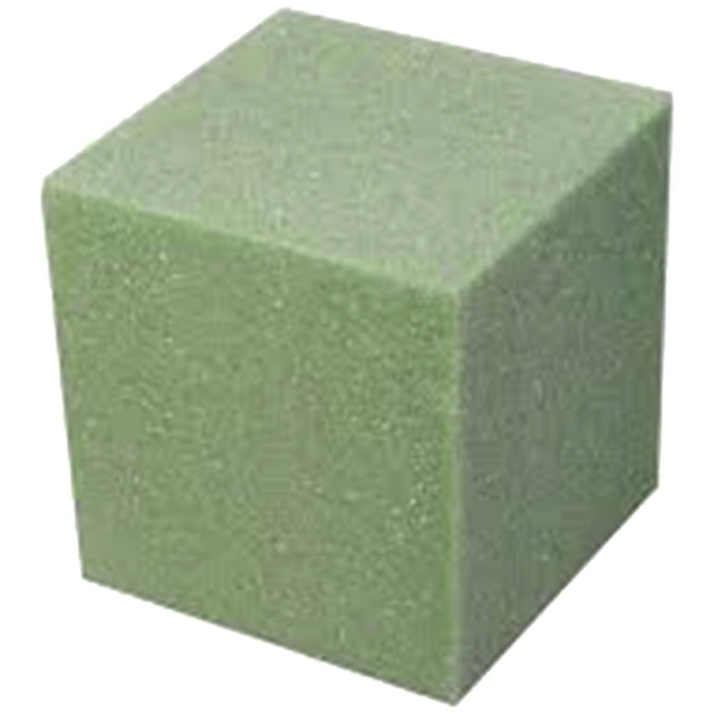 Styrofoam Block 5x5x5in Green