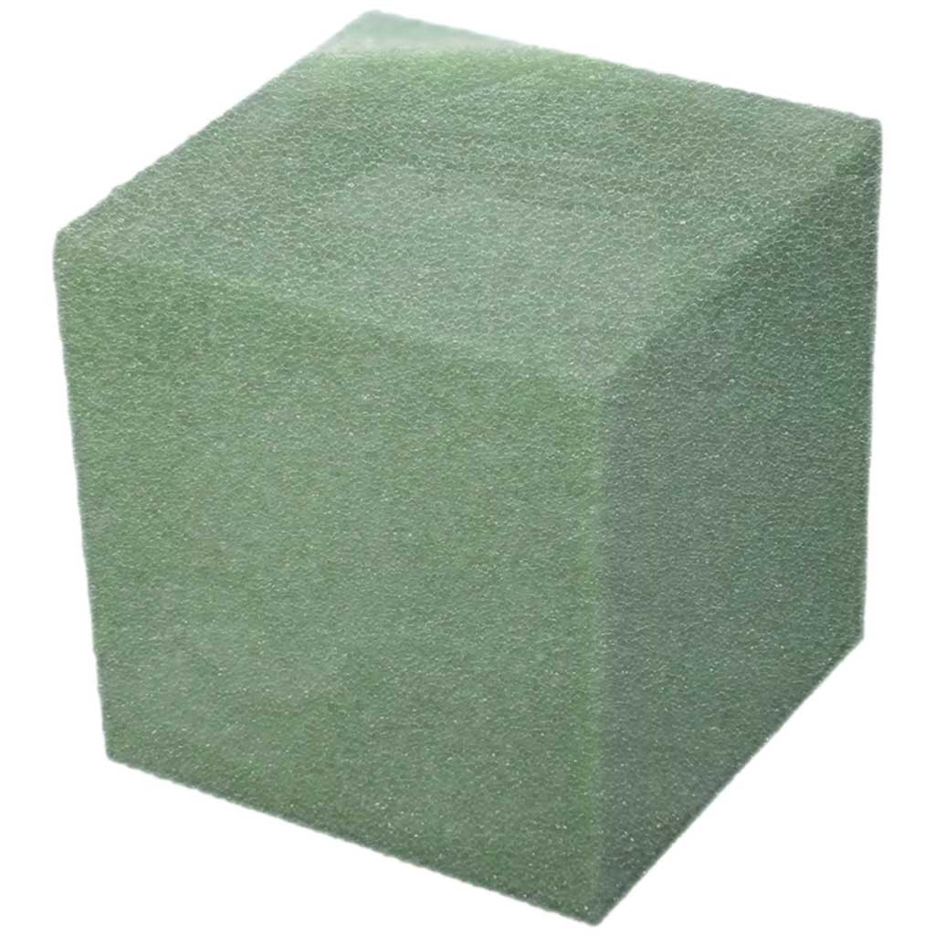 Styrofoam Block 10x10x10in Green