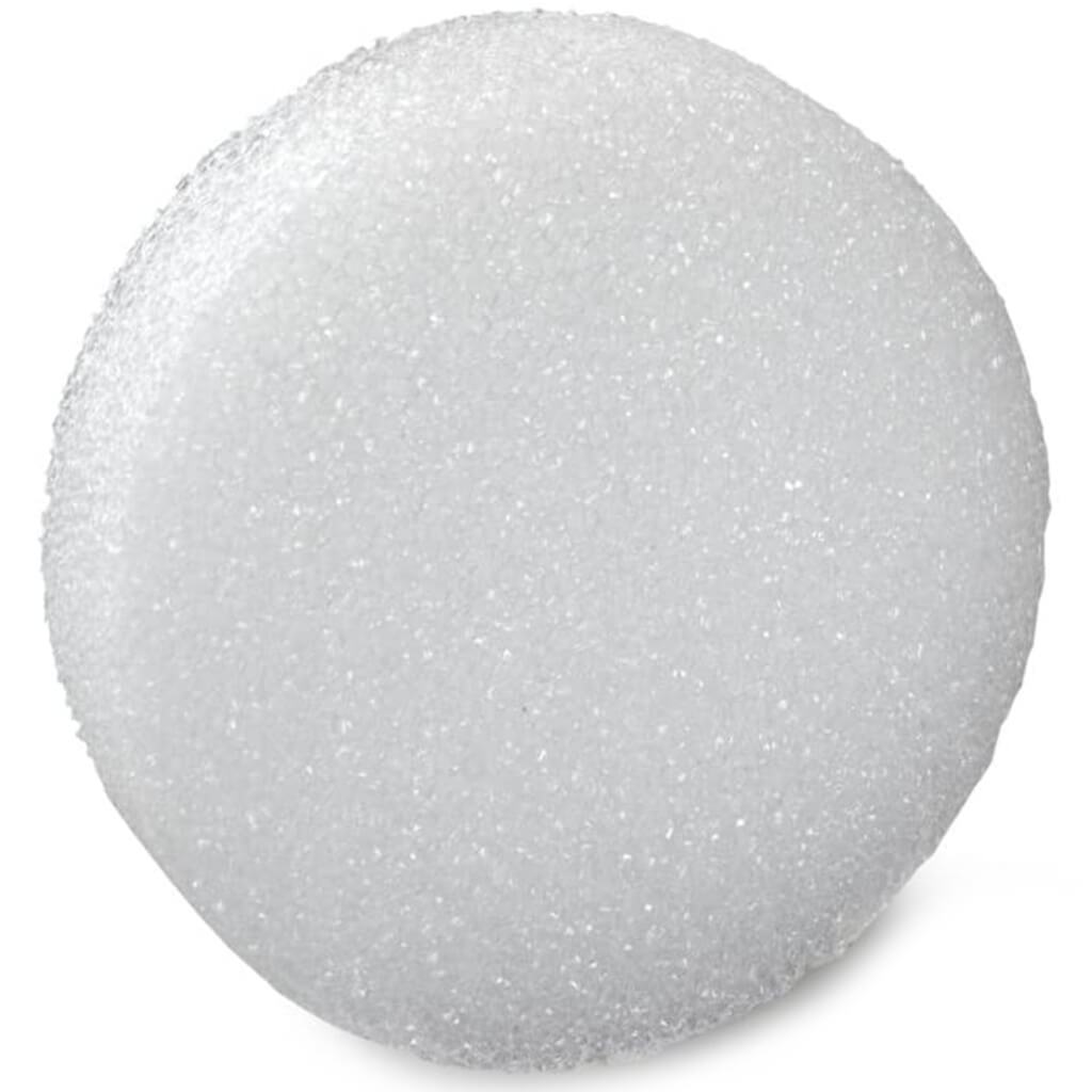 Styrofoam Disc 6x1-1/2in White