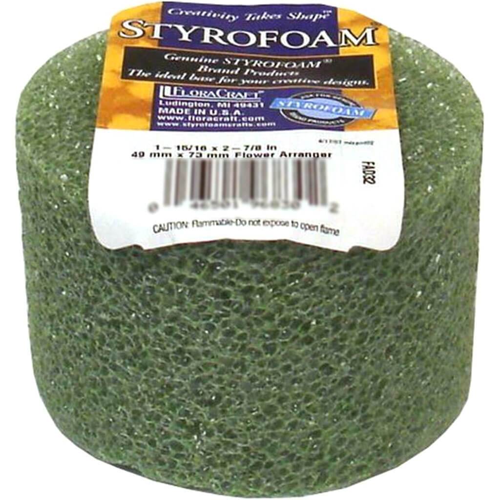 Styrofoam Disc Arranger 3x2in Green