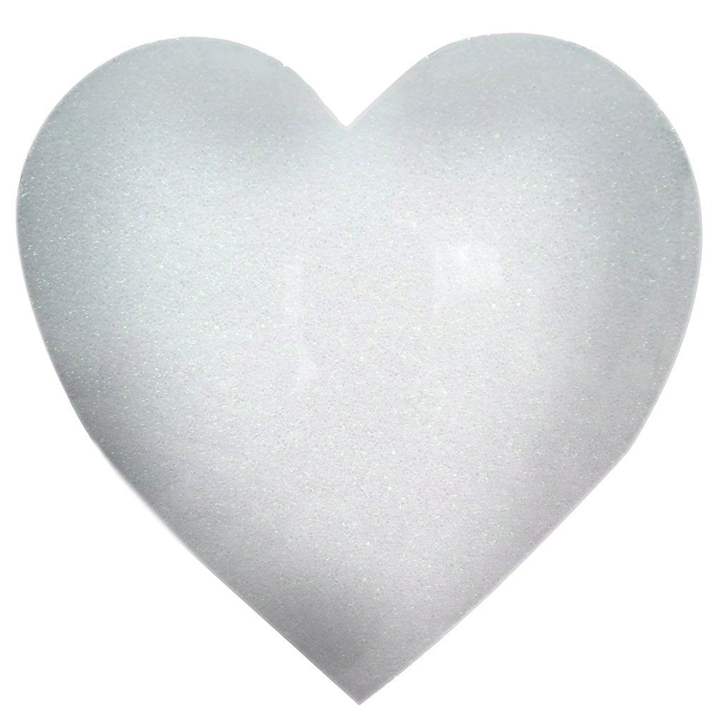 Styrofoam Heart 14x2in White