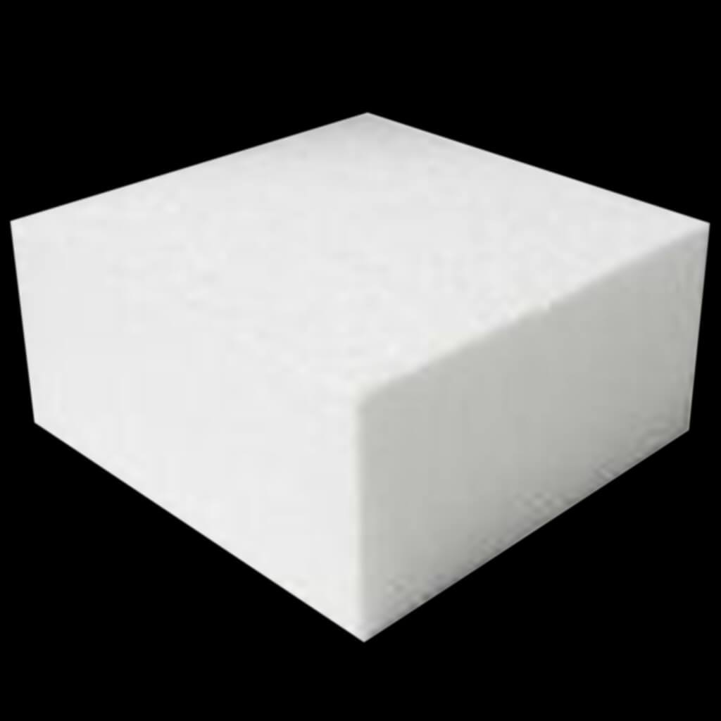 Styrofoam Block 4x10x10in White