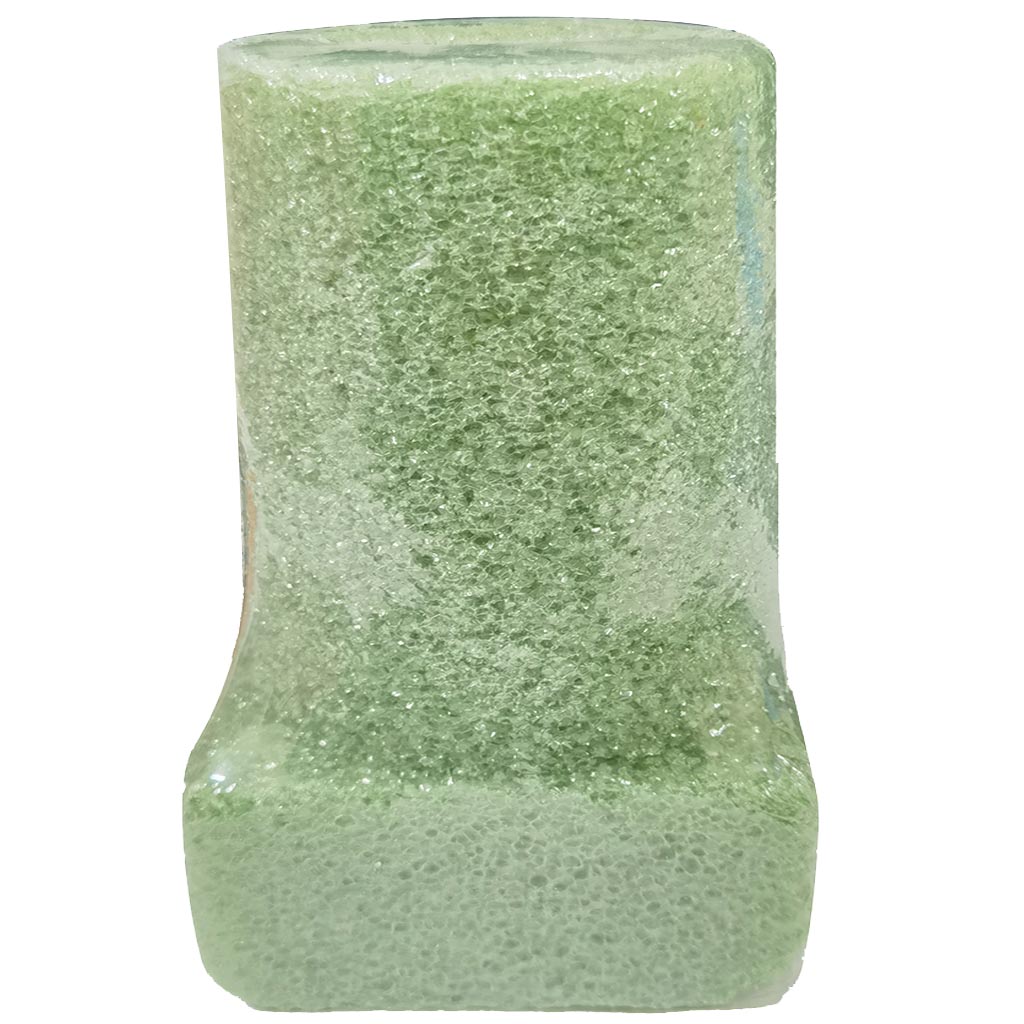 Styrofoam Vase Insert with Round Top 3-1/4x3-1/4x8in Green