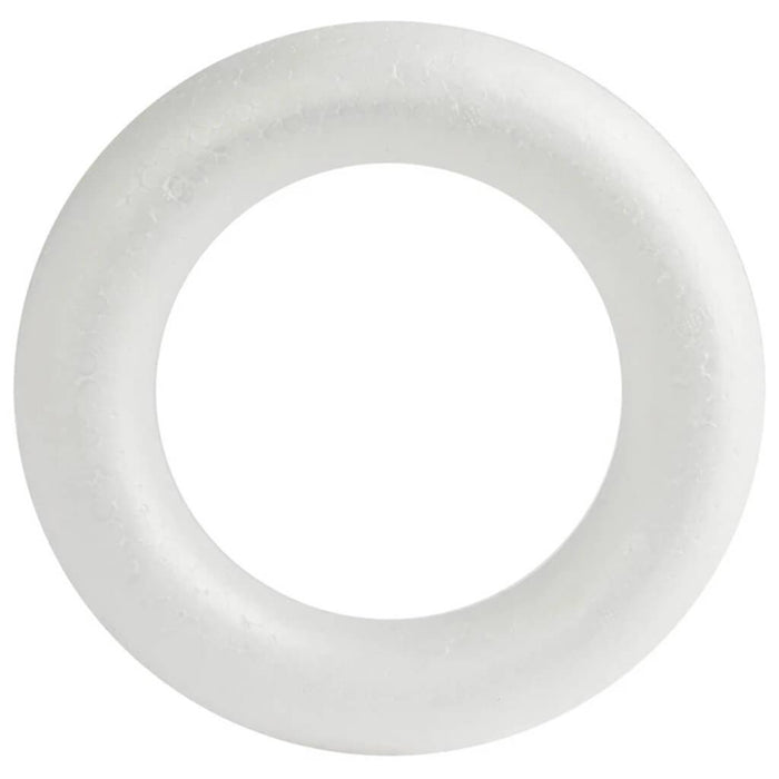 Wreath 9x1-1/4x1-1/4in White