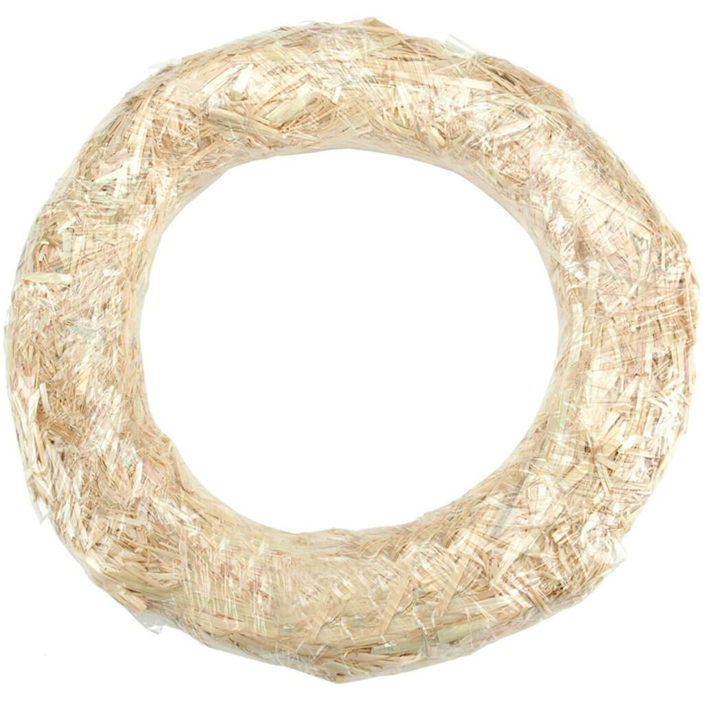 Straw Wreath Wrap 12in