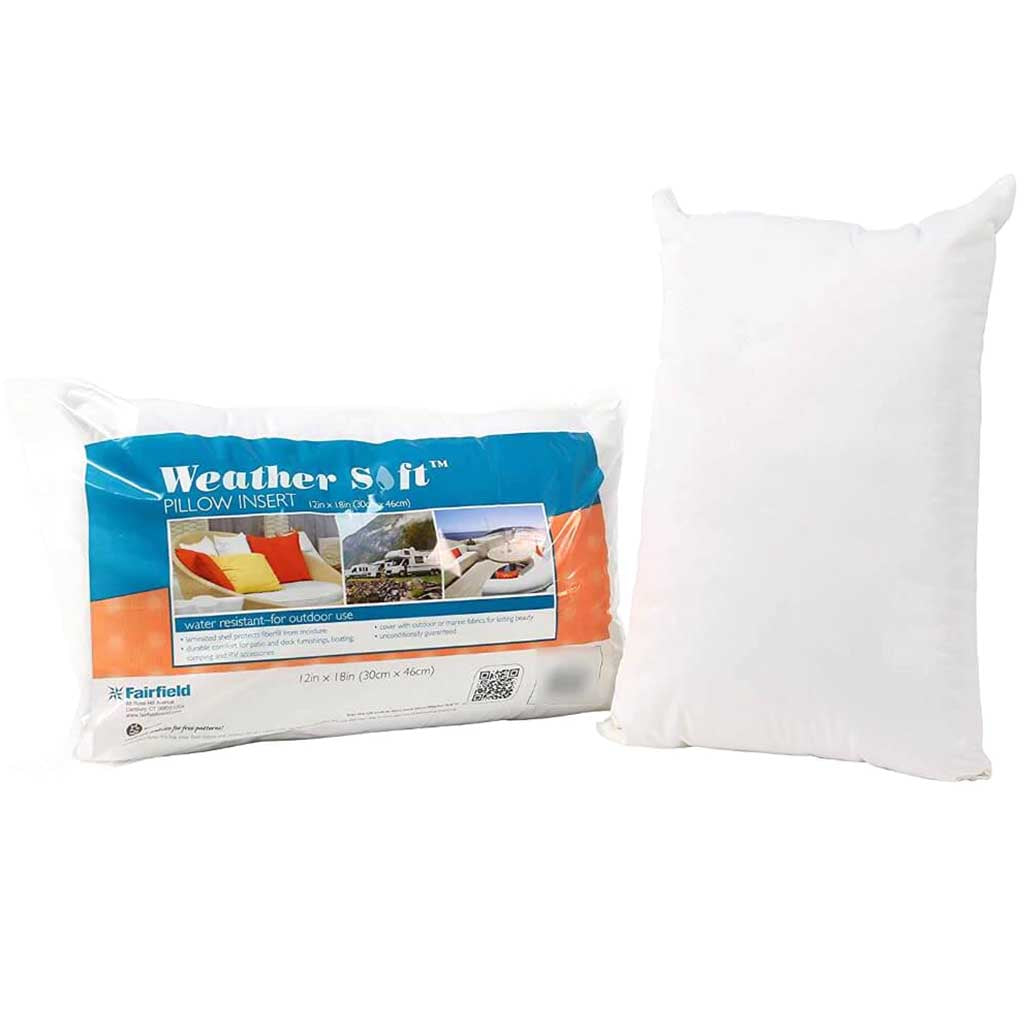 Weather Soft Pillow 12in x 18in White