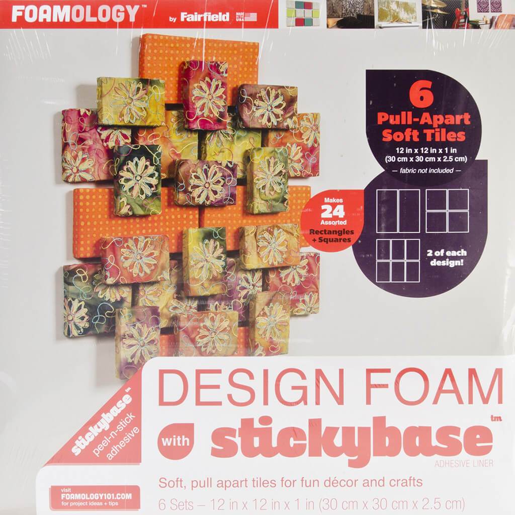 Design Foam 24in x 18in x 1in 2/Pkg