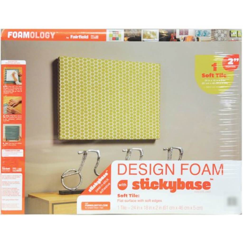 Design Foam 24in x 18in x 2in 1/Pkg