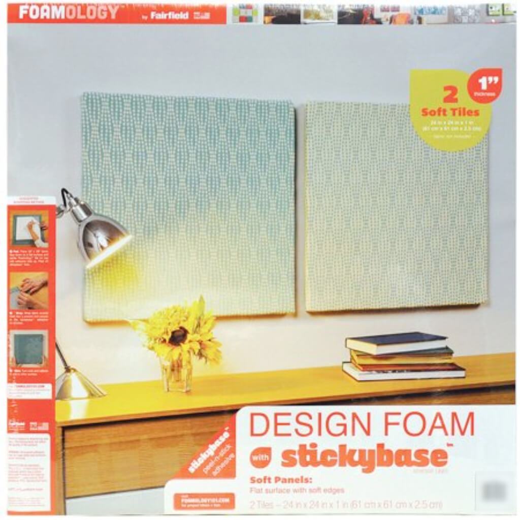 Design Foam 24in x 24in x 1in 2/Pkg