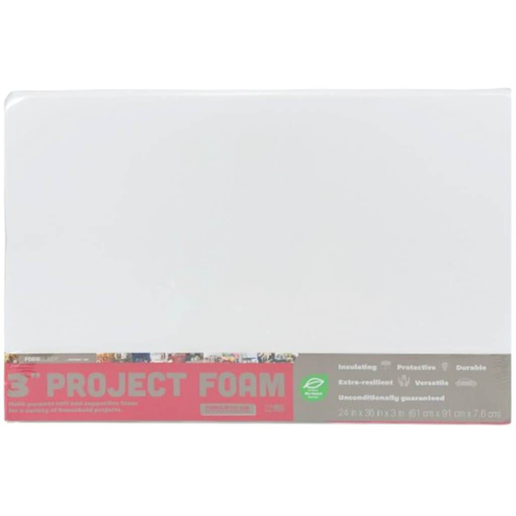 Project Foam 24in x 36in x 3in 1/Pkg