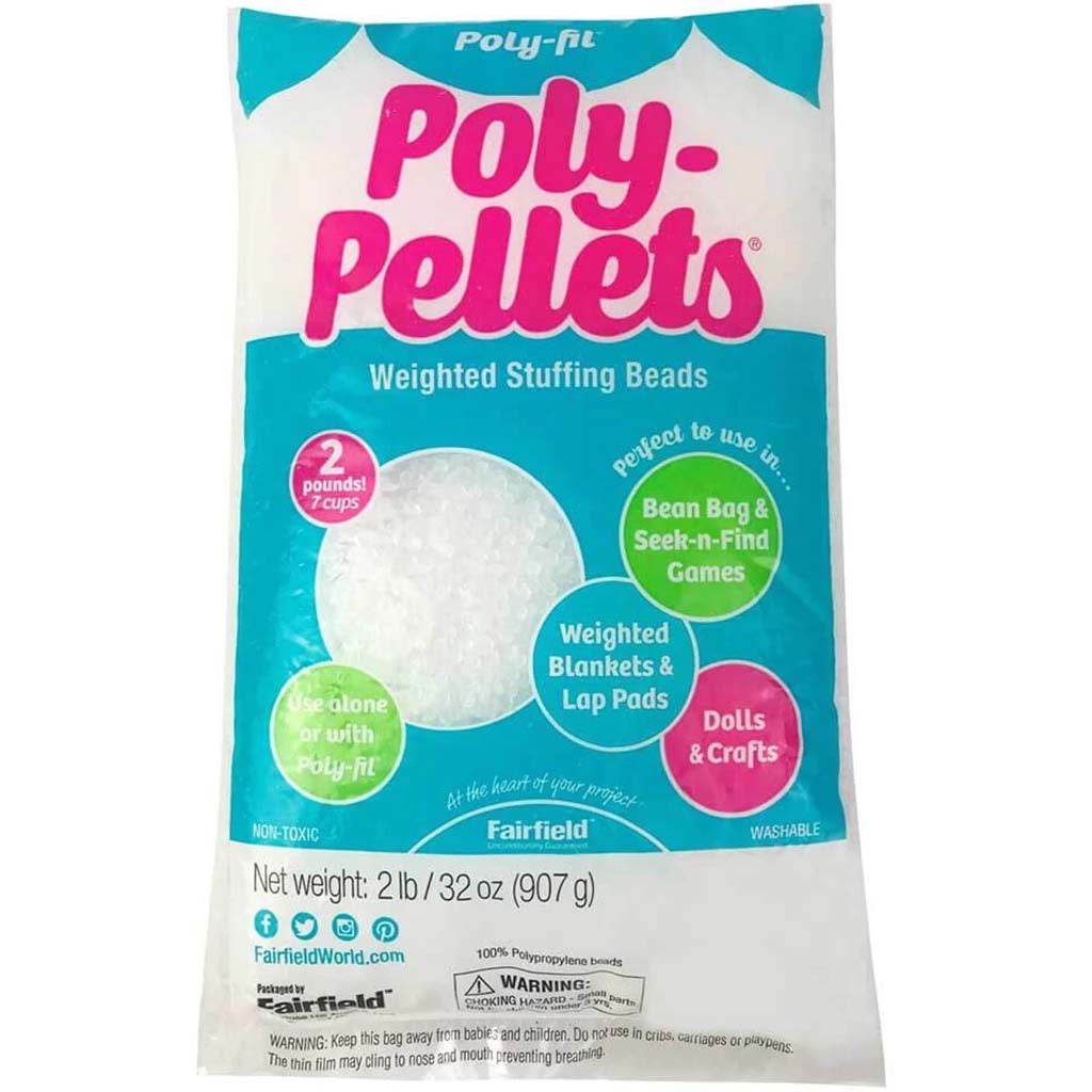 POLY PELLETES WEIGHTED STUFFING BEADS 2LB 