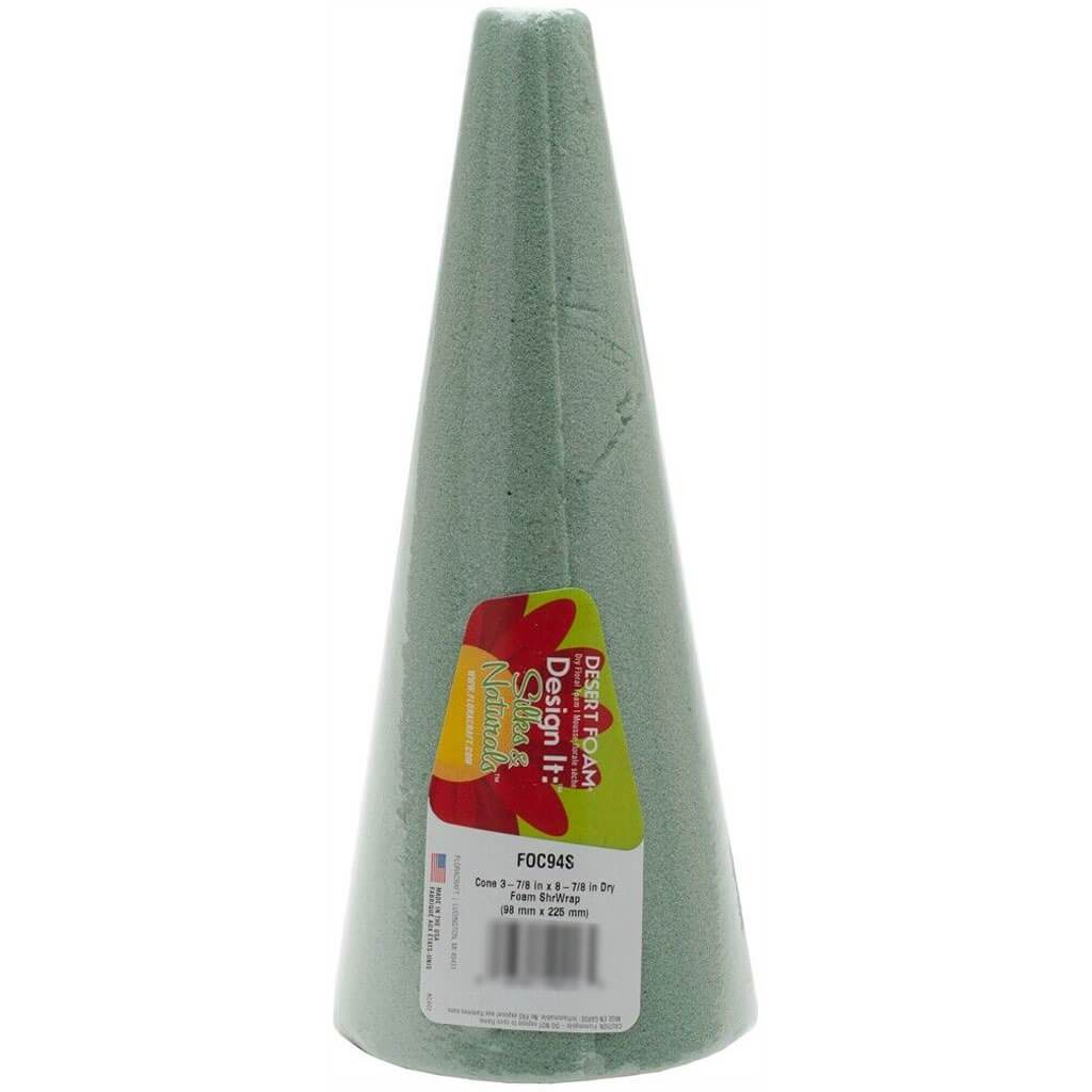 Dry Foam Cone 9x4in