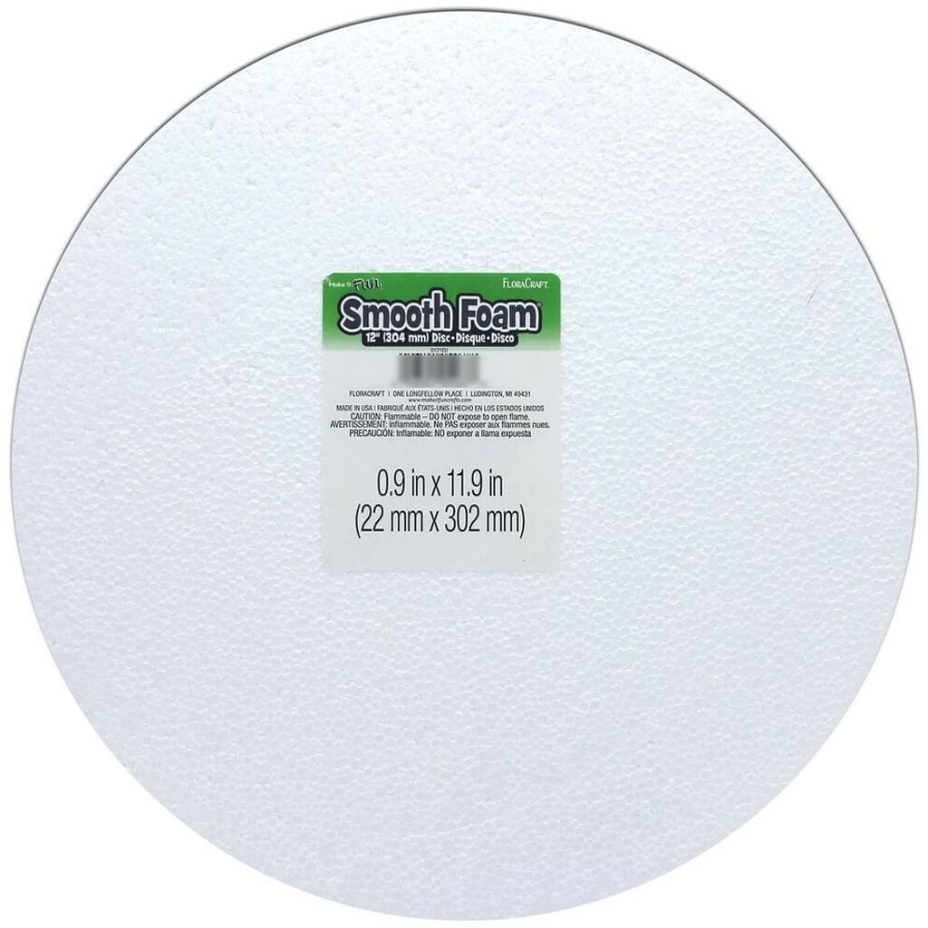 Smooth Foam Disc 12x1in