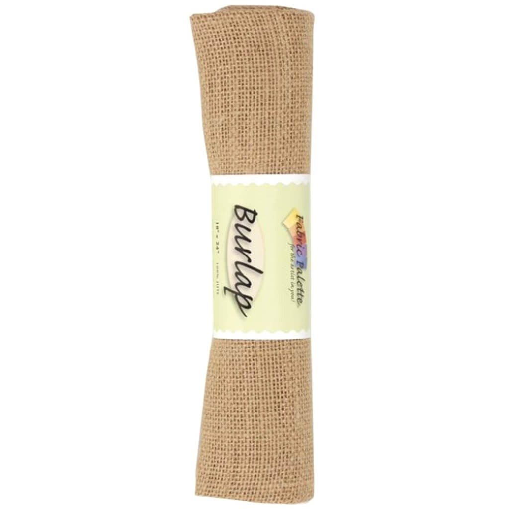 Fabric Palette Burlap 18in x 21in Rolled Natural