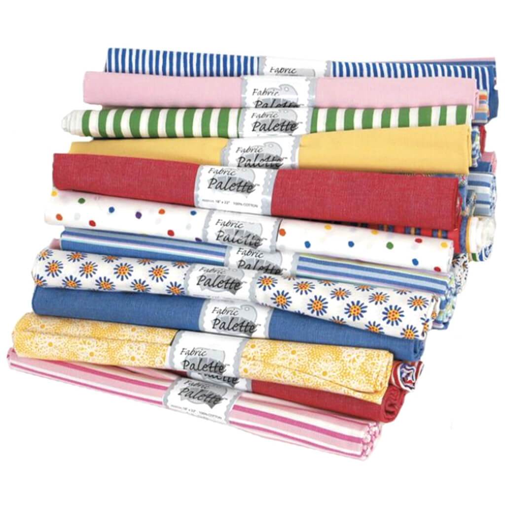 Fabric Palette Fat Quarter Assortment 18in x 21in 1/Pkg Light 1/Pkg