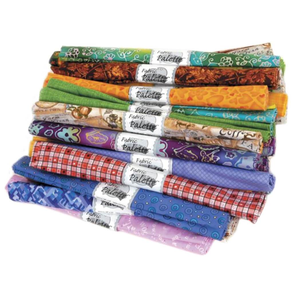 Fabric Palette Fat Quarter Assortment 18in x 21in 1/Pkg Novelty