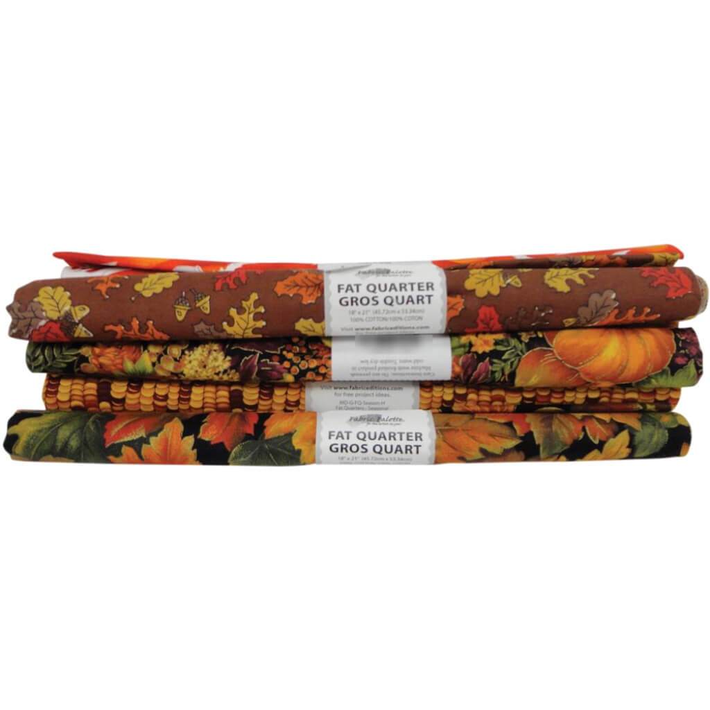 Fabric Palette Fat Quarter Assortment 18in x 21in 1/Pkg Halloween