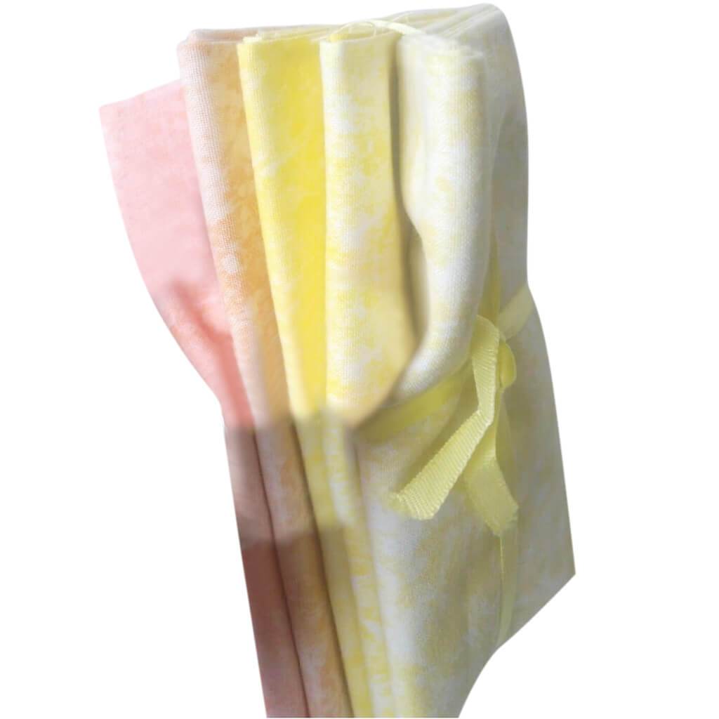 Fabric Editions Precut Bundles 18"X21" 5/Pkg Textured 2 - Pastels