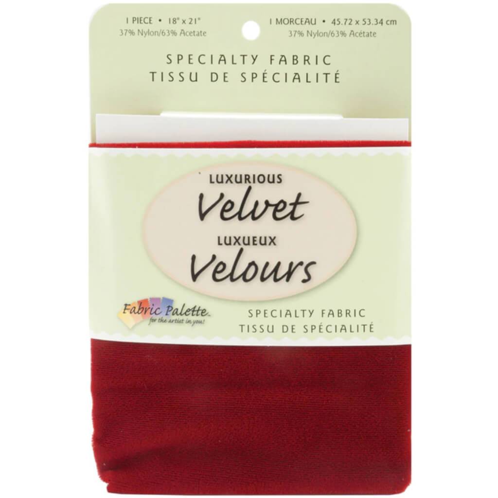 Fabric Palette Precut 18&quot;X21&quot; 1/Pkg Velvet Ruby