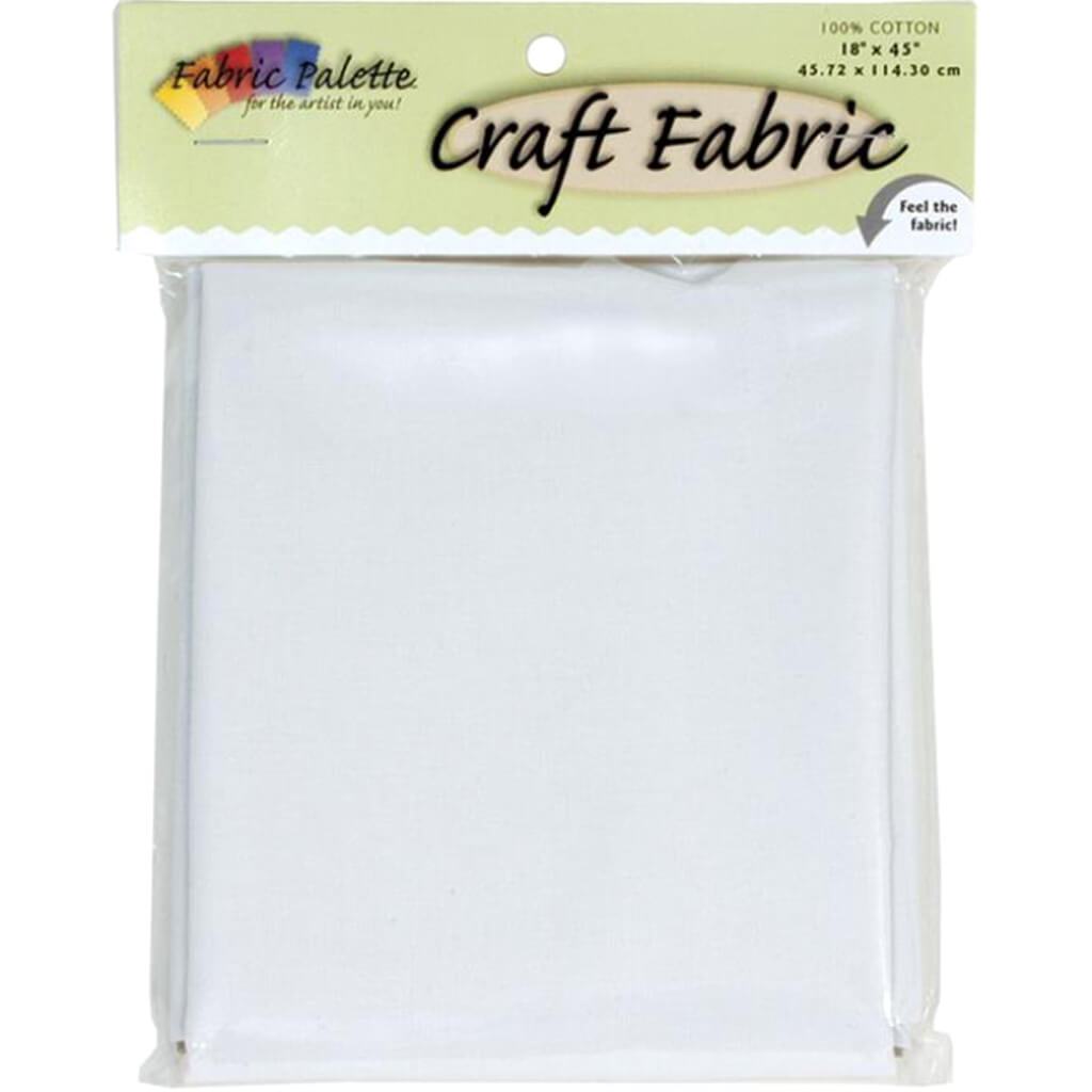 Fabric Palette Precut 18"X42" 1/Pkg White