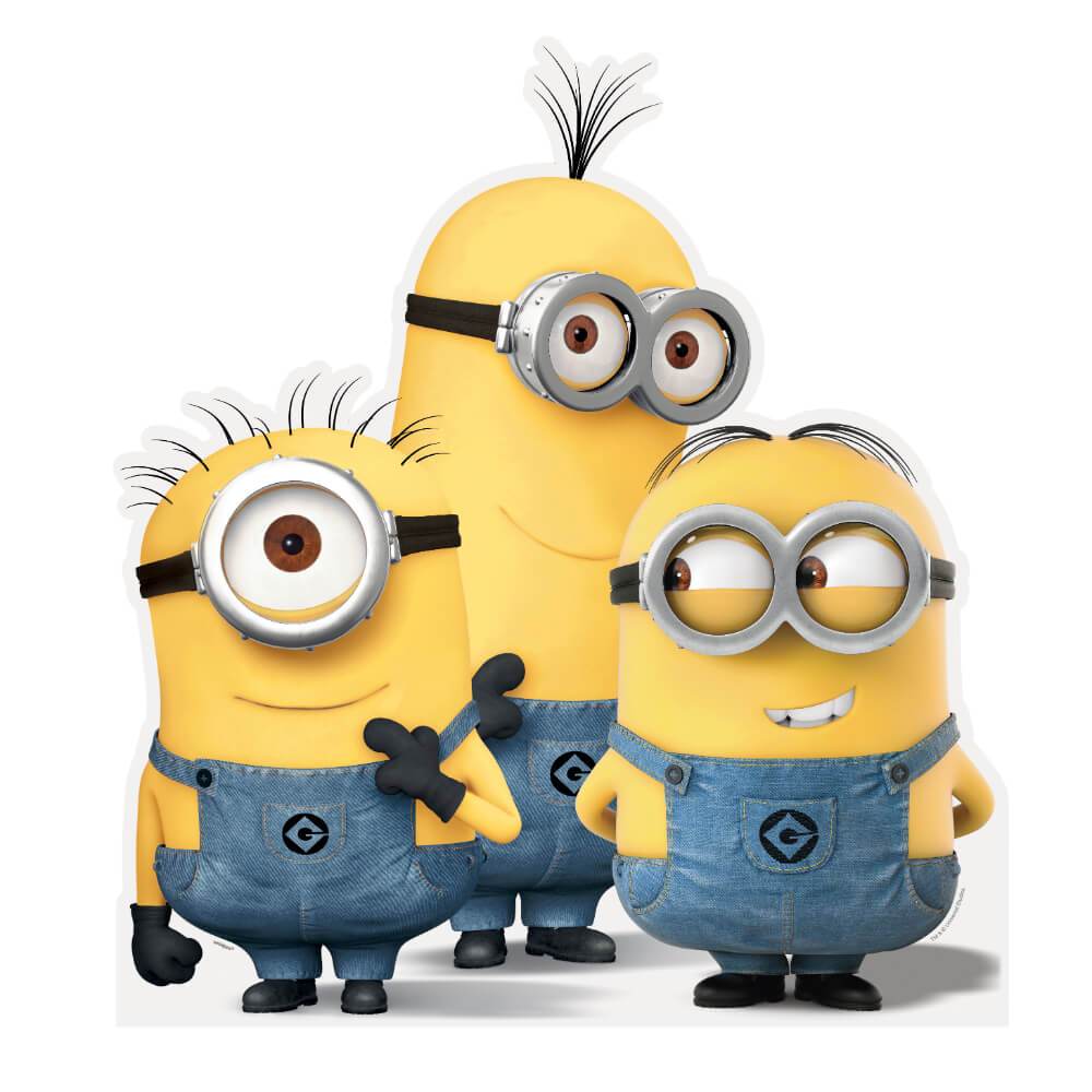 Life Size Minion Cut Out - Group 