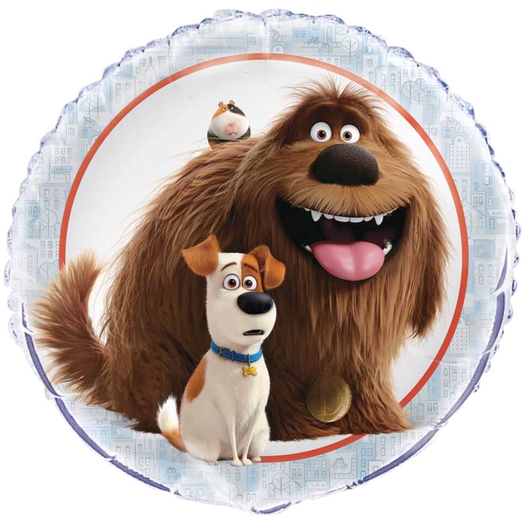 Secret Life of Pets Round Foil Balloon, 18in 