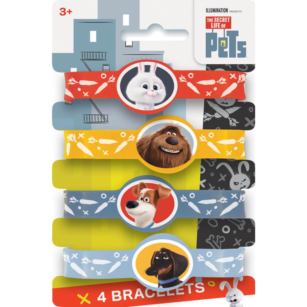 Stretchy Bracelets 4ct, Secret Life of Pets 