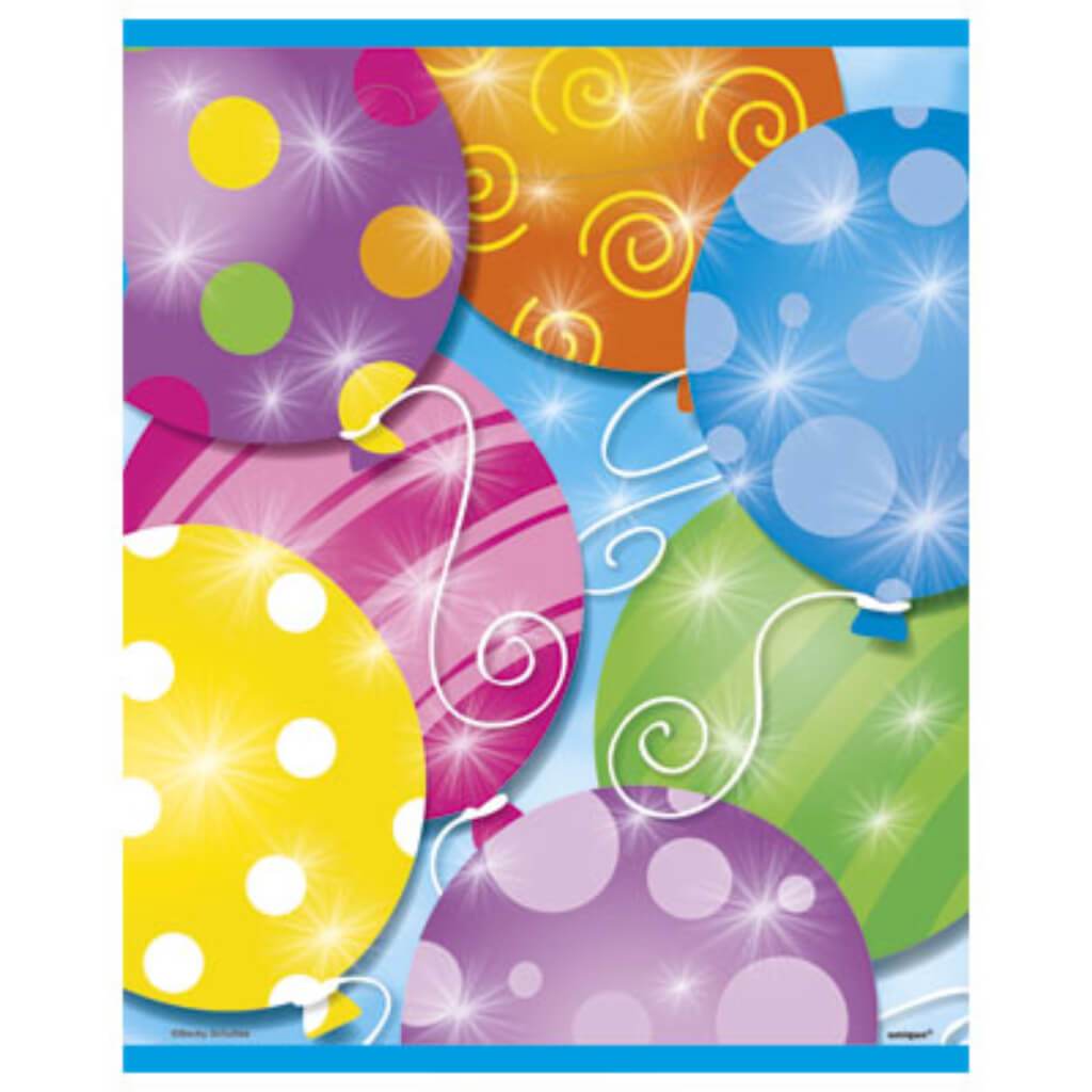 Twinkle Balloons Loot Bags, 8ct 