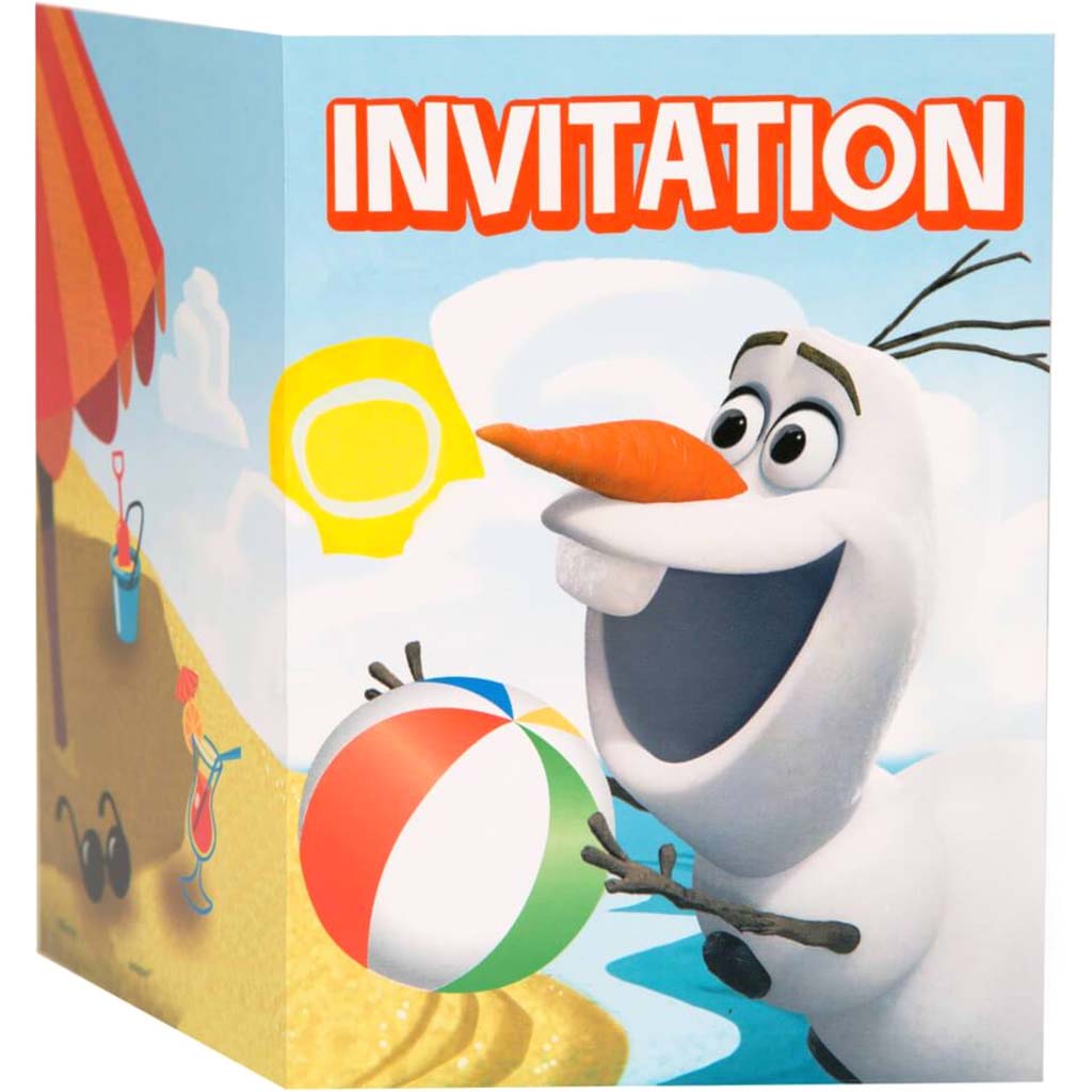 Frozen Olaf Invitations, 8ct 