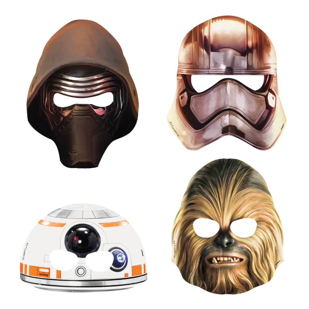 Party Masks 8ct, Star Wars Episode VII 