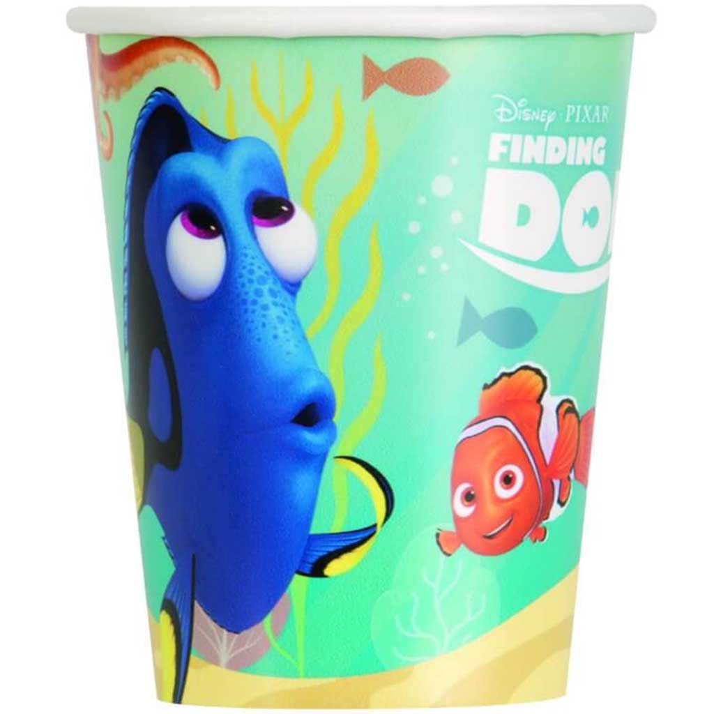 Finding Dory Paper Cups 9oz, 8ct 