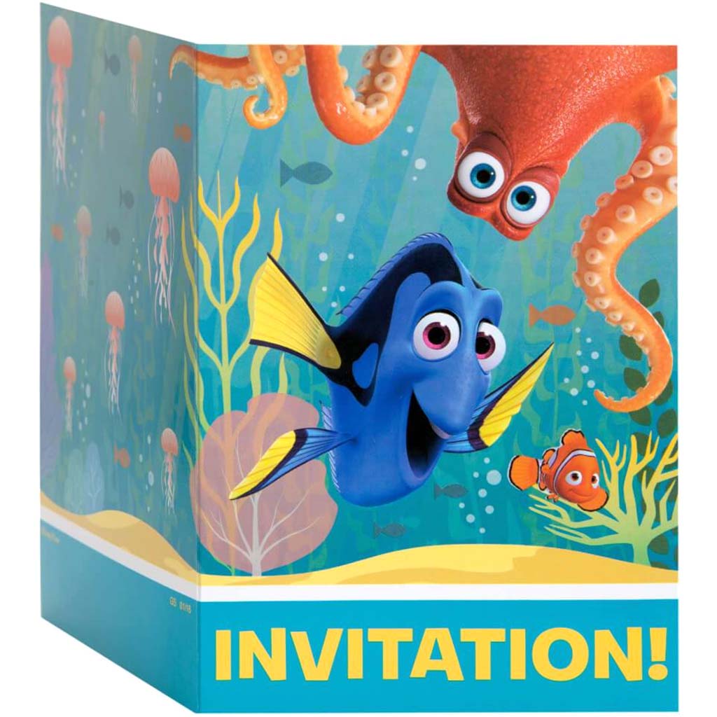 Finding Dory Invitations, 8ct 