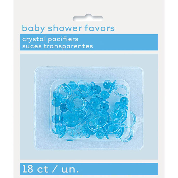 Favors 1in 18ct, Blue Crystal Pacifier 