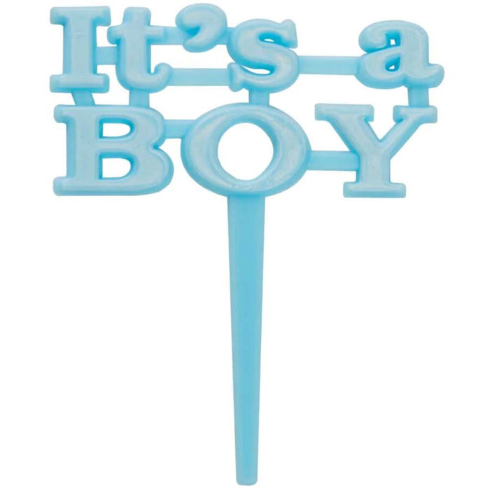 Blue Cake Picks 8ct, It's a Boy 