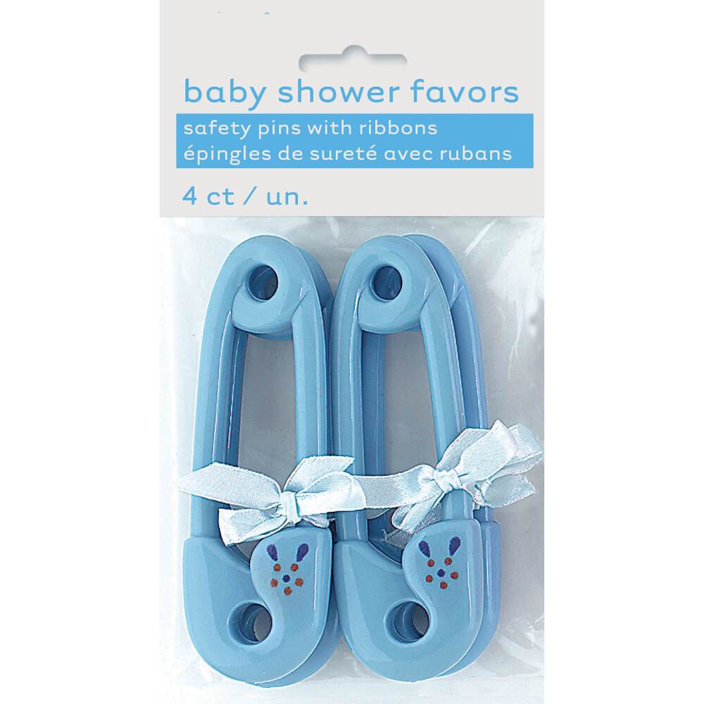 Favors 4ct, Blue Ribbon Baby Pin 